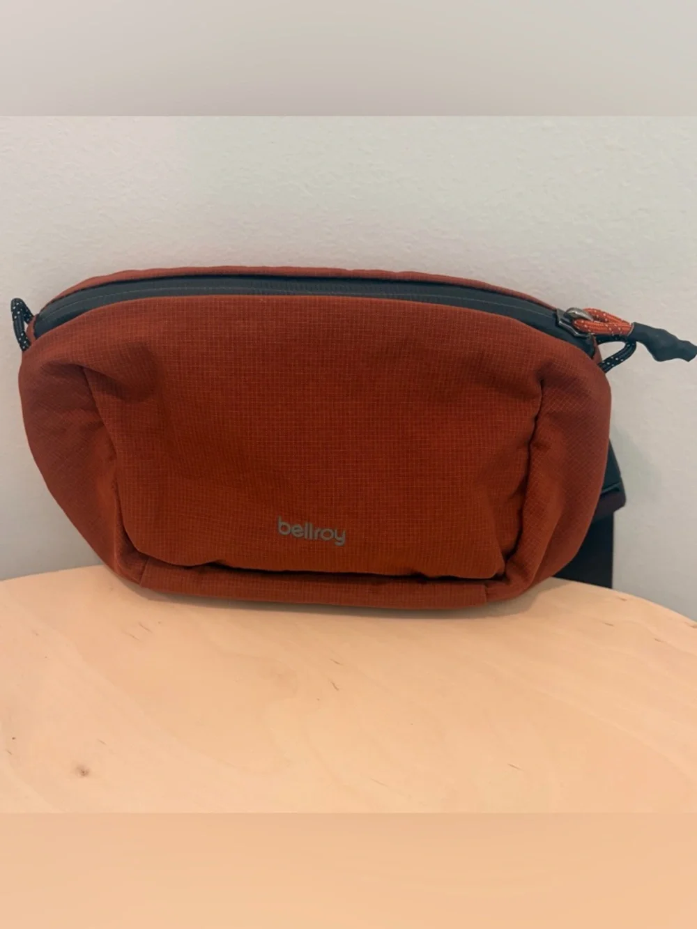 Bellroy Lite Belt Bag Clay Orange Grey Crossbody Fanny Pack 1.8L Lightweight - Picture 1 of 10